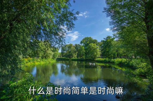 什么是时尚简单是时尚嘛