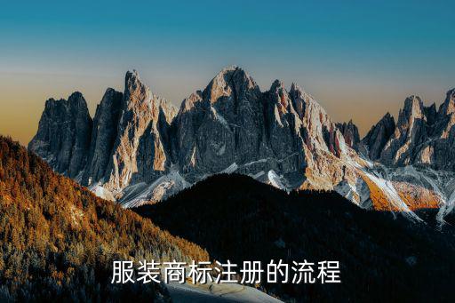 服装商标注册的流程