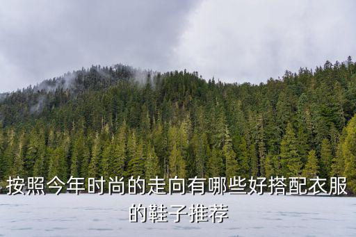 按照今年时尚的走向有哪些好搭配衣服的鞋子推荐