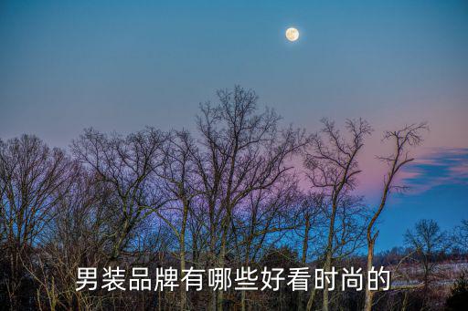 男装品牌有哪些好看时尚的
