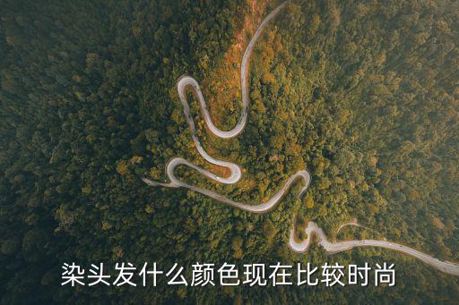 染头发什么颜色现在比较时尚