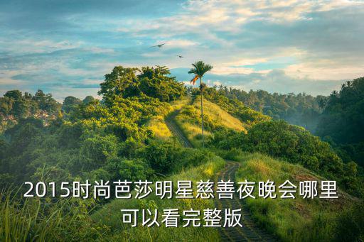 时尚芭莎夜在哪个酒店，2015时尚芭莎明星慈善夜晚会哪里可以看完整版