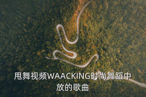 时尚舞是什么歌曲，甩舞视频WAACKING时尚舞蹈中放的歌曲