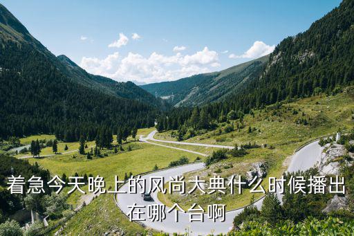 着急今天晚上的风尚大典什么时候播出在哪个台啊