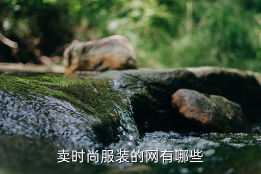 卖时尚服装的网有哪些