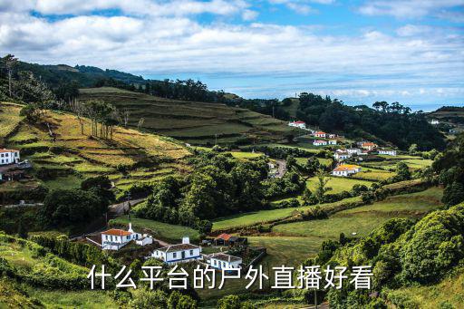 什么平台的户外直播好看