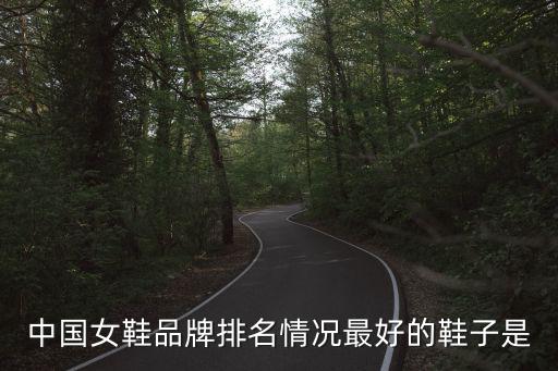 中国女鞋品牌排名情况最好的鞋子是