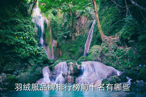 羽绒服品牌排行榜前十名有哪些