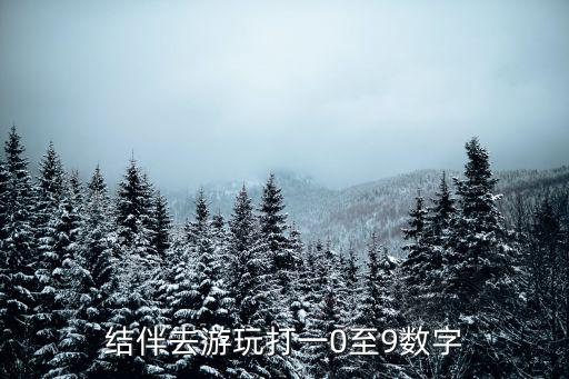结伴去游玩打一0至9数字