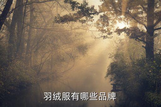 羽绒服有哪些品牌