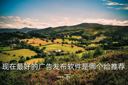 现在最好的广告发布软件是哪个给推荐一下