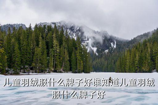 儿童羽绒服什么牌子好谁知道儿童羽绒服什么牌子好