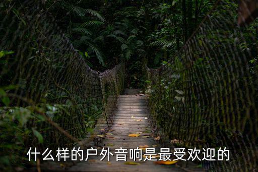 什么样的户外音响是最受欢迎的