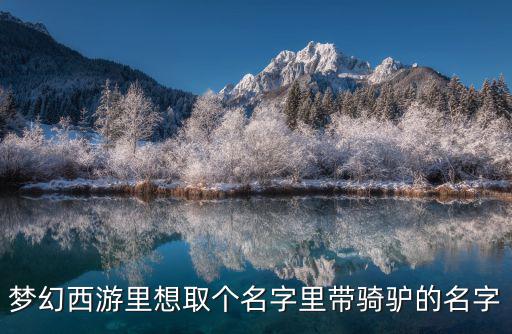 梦幻西游里想取个名字里带骑驴的名字