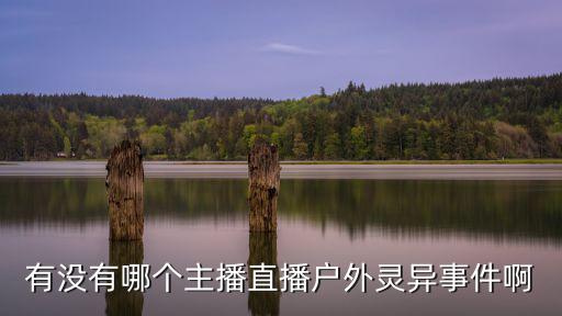 有没有哪个主播直播户外灵异事件啊