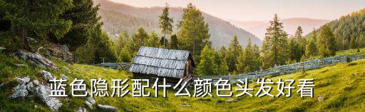 蓝色隐形配什么颜色头发好看