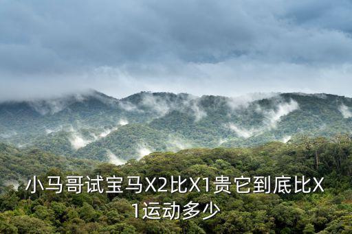 小马哥试宝马X2比X1贵它到底比X1运动多少