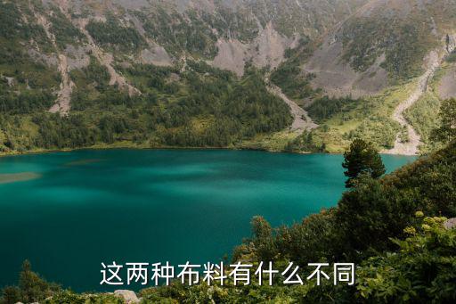 这两种布料有什么不同