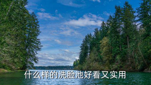什么样的洗脸池好看又实用
