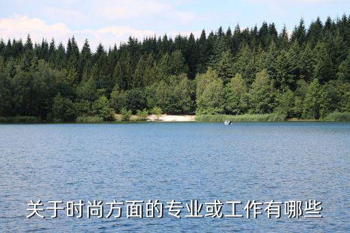 关于时尚方面的专业或工作有哪些