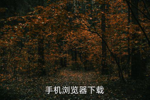 手机浏览器下载