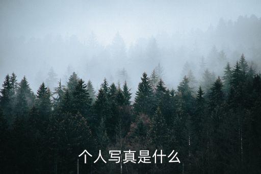 个人写真是什么