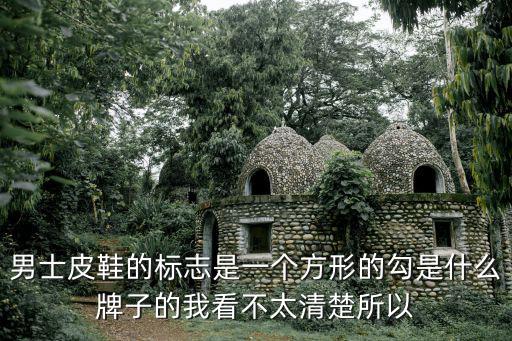 男士皮鞋的标志是一个方形的勾是什么牌子的我看不太清楚所以
