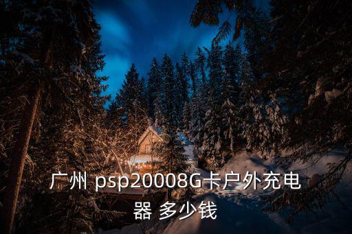 广州 psp20008G卡户外充电器 多少钱