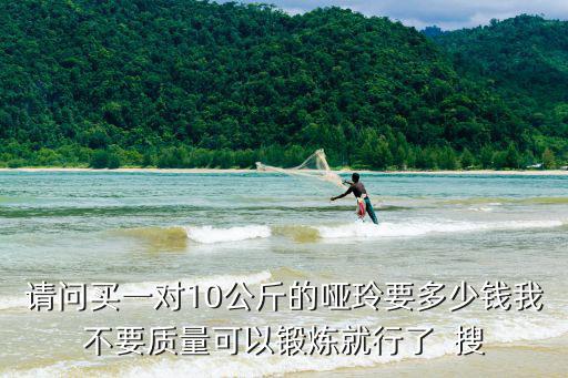 请问买一对10公斤的哑玲要多少钱我不要质量可以锻炼就行了  搜