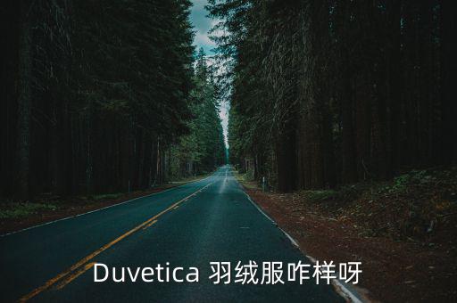 Duvetica 羽绒服咋样呀