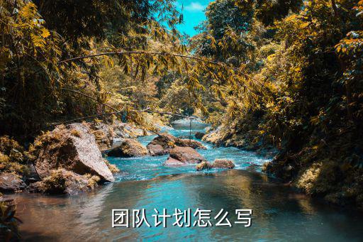 团队计划书怎么写，求助怎样拟定一份团队年度计划书