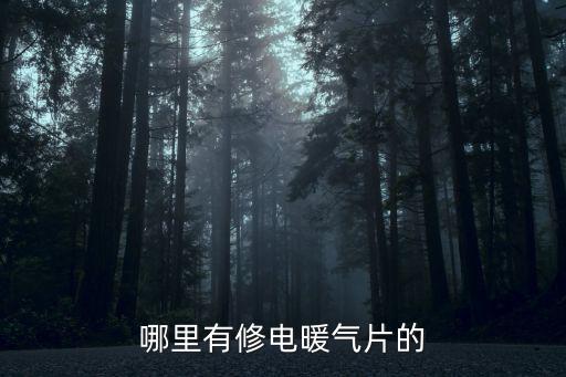哪里有修电暖气片的