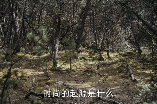 时尚的起源是什么