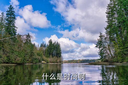 什么是时尚啊