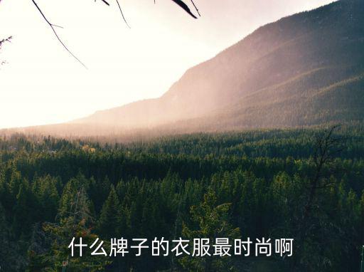 抖音里最时尚的衣服哪个，最时尚的衣服是什么