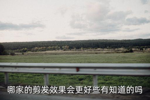 哪家的剪发效果会更好些有知道的吗