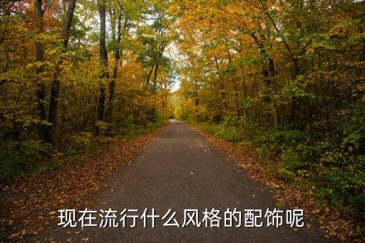 现在流行什么风格的配饰呢