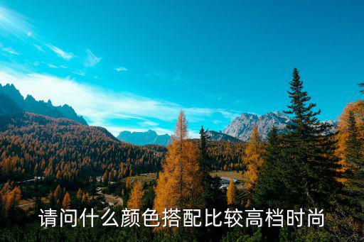 品牌时尚高贵的配色有哪些，哪种色彩搭配最具高贵特色
