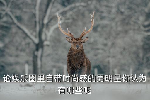 论娱乐圈里自带时尚感的男明星你认为有哪些呢