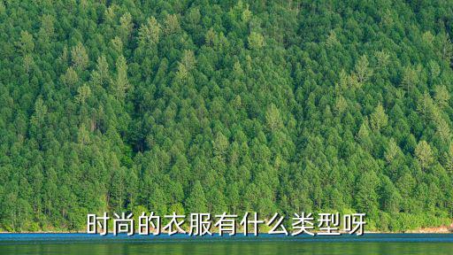 时尚的衣服有什么类型呀