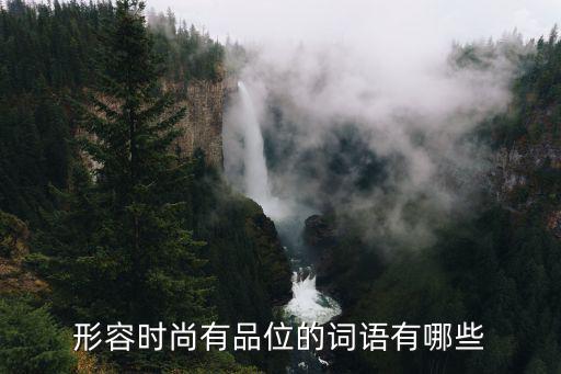 形容时尚有品位的词语有哪些