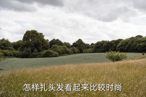 怎样扎头发看起来比较时尚