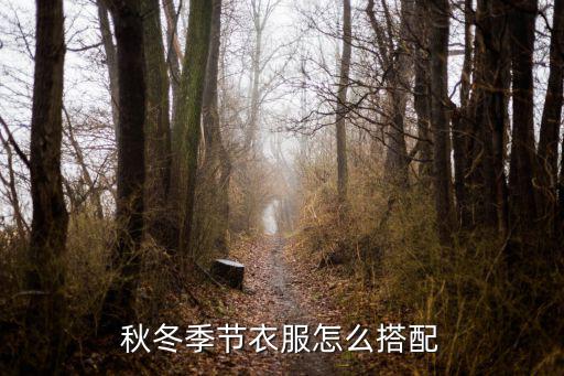 秋冬季节衣服怎么搭配