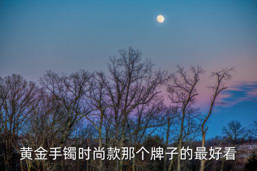 哪个品牌的金镯时尚一点，那个品牌的黄金手镯好