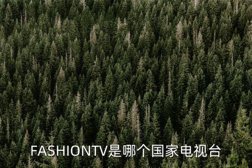 法国时尚频道有哪些主持人，FASHIONTV是哪个国家电视台