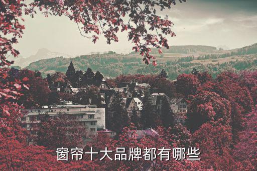 有哪些时尚窗帘品牌，窗帘十大品牌都有哪些