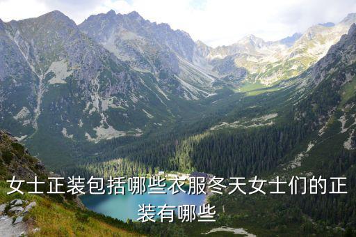女士正装包括哪些衣服冬天女士们的正装有哪些