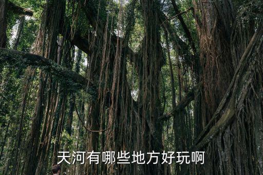 天河有哪些地方好玩啊