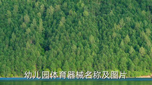 幼儿园体育器械名称及图片