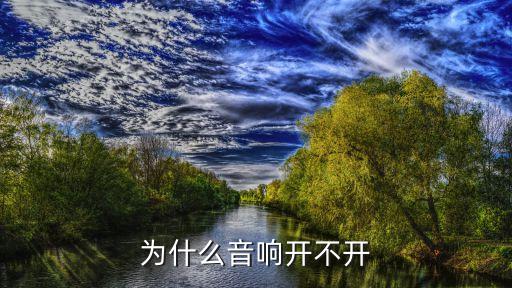 为什么音响开不开